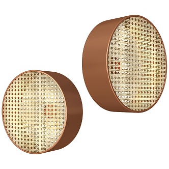 I new Chinese woven wall lamp 18 3d model