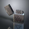 Lighter Mechanical Lighter Kerosene Lighter Windproof Lighter Realistic 3d model