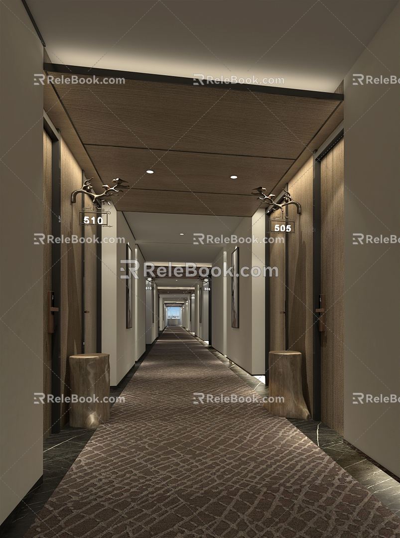 The Modern Corridor 3d model