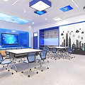 Modern Classroom UAV Classroom Modern Classroom Virtual Simulation Classroom Computer Classroom Robot Classroom 3d model