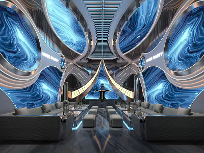 KTV bar sci-fi 3d model