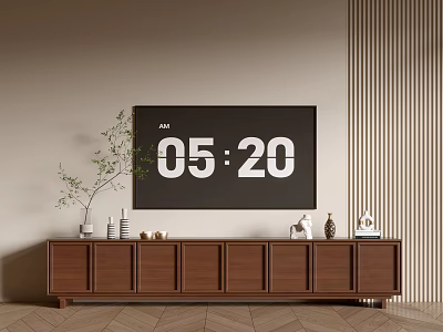 Modern Wood Grain Cabinet Simple Style Cabinet Whole Cabinet Sideboard Balcony Cabinet Storage Cabinet Entrance Cabinet 3d model