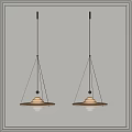 Modern chandelier 3d model