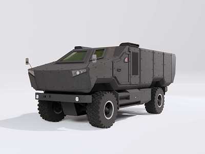 armored transport vehicle model