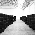 Modern Warehouse Tire Warehouse 3d model