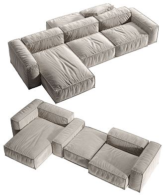 Modern Combination Sofa 3d model