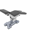 Professional Adjustable Medical Surgical Operating Table With Black Cushion And Stainless Steel Frame