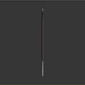 Ancient Decorative Sword With Intricate Blade Patterns And Curved Top Design