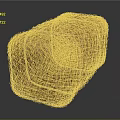 Natural Plant Straw Hay Bale Bundled With Twine For Agricultural Use