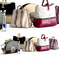 Stylish Assorted Bags With Tote Backpack Styles Canvas Leather And Zipper Handles