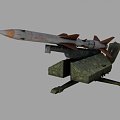 Air Defense Missile Tracking Missile Military Weapon Rocket Rocket Military Games 3d model