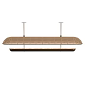 Elegant Modern Pendant Light With Fabric Shade And Metal Frame Design