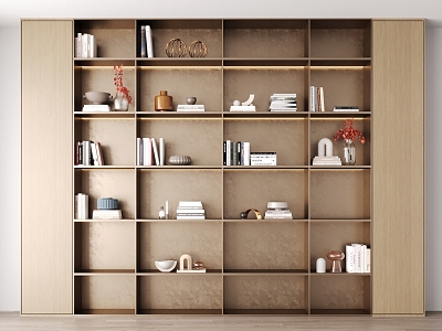 Modern bookcase model