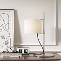 Modern Simple Table Lamp Vintage Table Lamp Decorative Painting Table Lamp 3d model