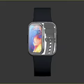 Smart Wristband Blue Strap Digital Display Fitness Tracker with Step Counter and Heart Rate Monitor