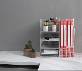 File rack iron rack pen holder 3d model