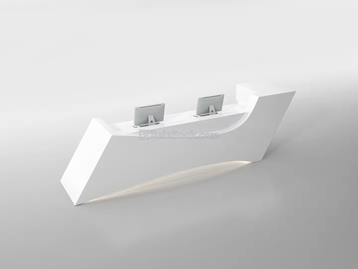 Reception Desk Reception Counter Welcome Desk 3d model