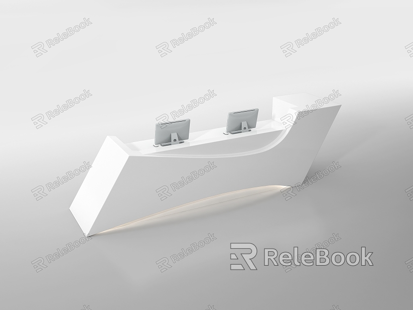 Reception Desk Reception Counter Welcome Desk model