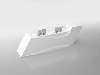 Reception Desk Reception Counter Welcome Desk 3d model