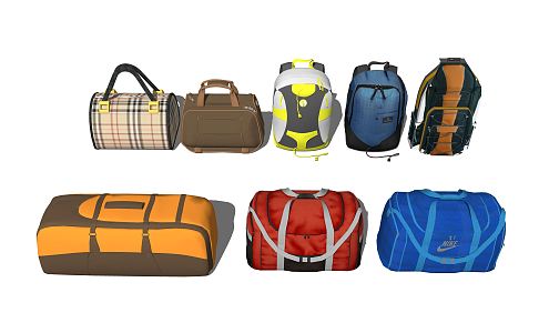 Modern Bag Travel Bag 3d model