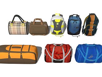 Modern Bag Travel Bag 3d model