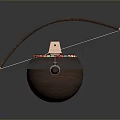 Traditional String Musical Equipment With Gourd Resonator Long Neck And Bow
