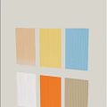 Rectangular Decorative Wall Panels With Various Colors And Textured Surfaces 3d model