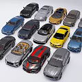 Various Cars Collection Featuring Different Models And Multiple Colors On