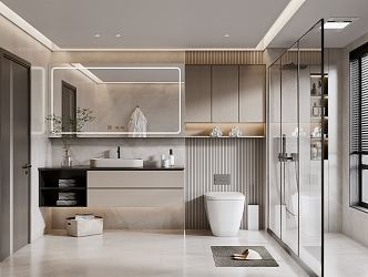 modern bathroom 3d model