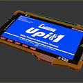 Modern Tablet Tactical Tablet Notebook 3d model