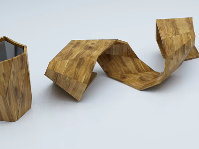 modern outdoor chair 3d model