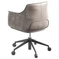 Modern Light Luxury Adjustable Leather Office Desk And Chair Set With Multiple Color Options