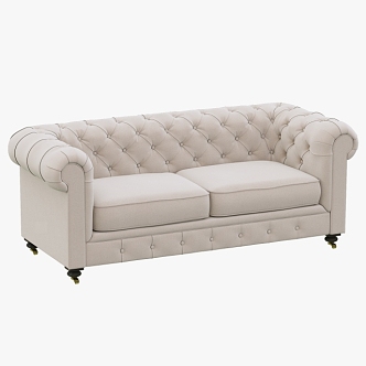 Double sofa 3d model