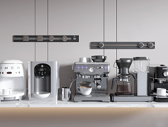 Modern coffee machine 3d model