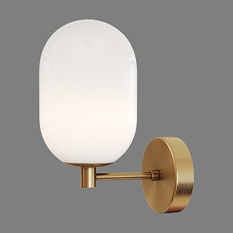 Simple Light Luxury Wall Lamp 3d model