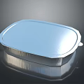 Aluminum Foil Food Container With Lid For Kitchen Daily Storage Use