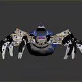 Robot Spider Robot Mecha Spider Science Fiction Spider Mechanical Spider Battery Spider Tower Defense 3d model