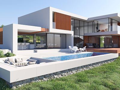 Modern Villa 3d model