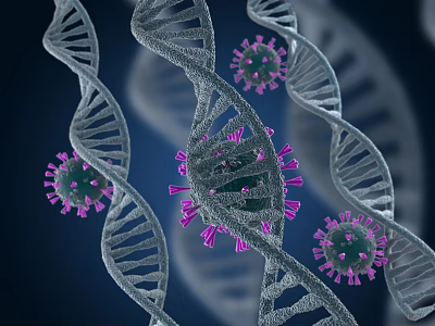 Innovative Medical Devices for DNA Double Helix and Virus Particle Research 3d model