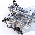 instrument gear train instrument internal gear 3d model