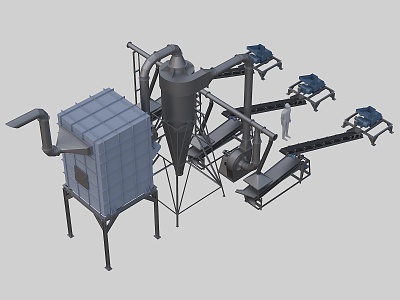 Dust collector 3d model