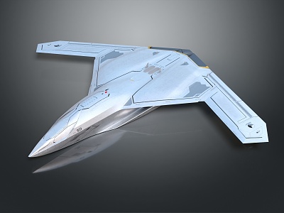 Modern fighter sci-fighter sci-fighter space fighter 3d model