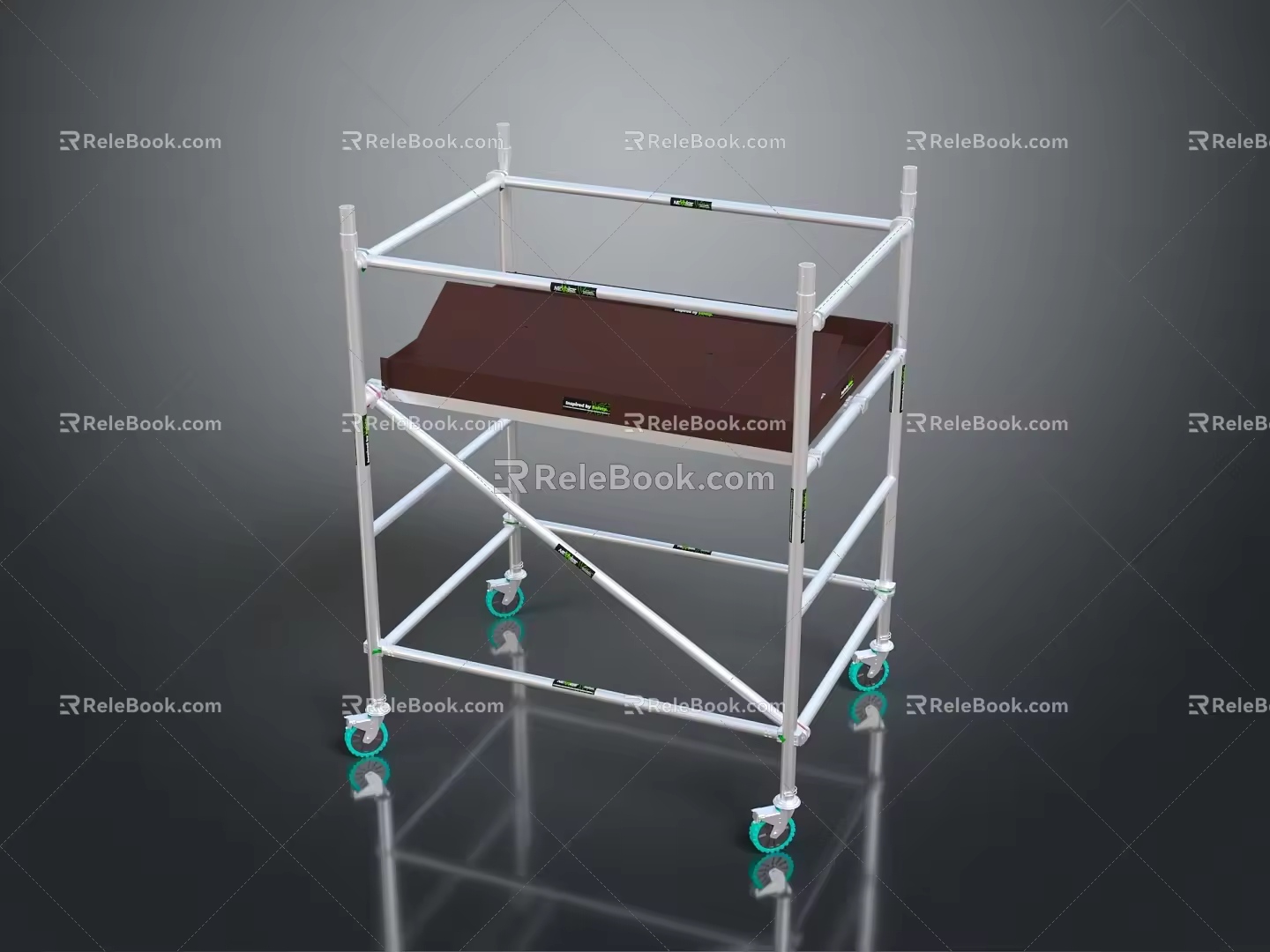 Iron Frame Storage Rack Large Iron Frame Iron Frame House Factory Industrial Iron Frame Iron Ladder Rigid Ladder Work Frame Rigid Frame 3d model
