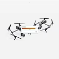 Two Professional Drones With Cameras For Aerial Photography And Video