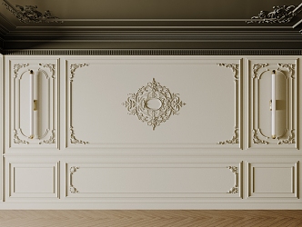 French plaster line 3d model