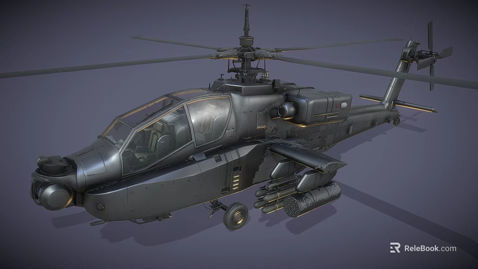 Detailed Modern Military Fighter Jet With Metallic Gray Body Advanced Cockpit And Weapon Systems 3d model 