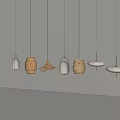 Modern hanging decorative lamp art lamp 3d model