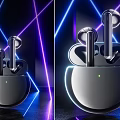 Modern Wireless Bluetooth Headset Xiaomi In-Ear Bluetooth Headset Bluetooth Headset Wireless Bluetooth Headset Digital Headset Mobile Headset 3d model