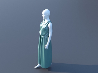 Modern Model Clothing Model 3d model