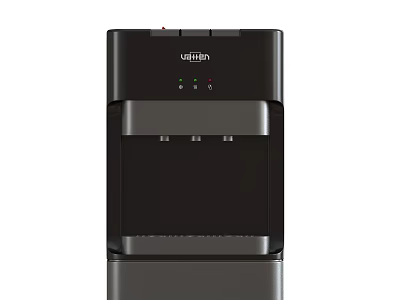 CHUN Modern Black Water Dispenser With Indicator Lights And Water Taps 3d model